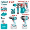 A set of Li-ion 3 Pcs Combo Kit from TOTAL