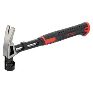 CLAW HAMMER WITH METAL HANDLE 450G
