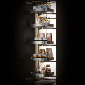 Shearer Tourbillon Pantry with 5 layers - Adjustable Height - For 600mm Cabinet - 202295