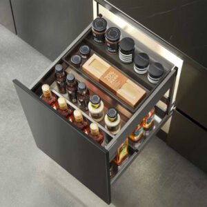 HIGOLD Shearer Luxe Pull Out Kitchen Cupboard Organiser - Fits 450mm