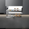 Higold Black Shearer Nebula Pull Down Overhead Cabinet Storage - 60cm