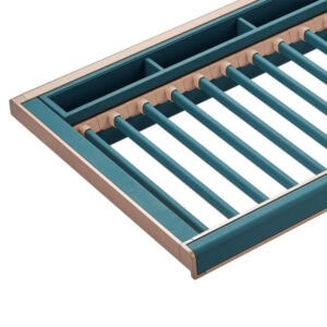 HIGOLD B Series Pull Out Trouser and Belt Rack (for 90cm cupboard)