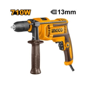 INGCO ID71182 Impact Drill – 710 W / 13 mm Keyless Chuck