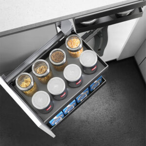 Higold Shearer Style Magic Corner Rack Pullout, Left & Right Opening, Dimension 860x510x535mm