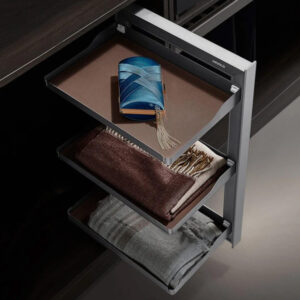Slide Out Wardrobe Storage Baskets