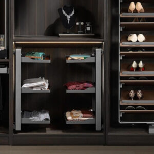 Slide Out Wardrobe Storage Baskets
