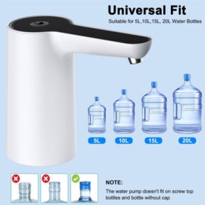 Automatic Water Dispenser Pump, USB Rechargeable Battery Water Pump