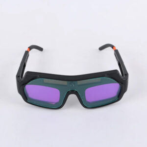 Rhk Black UV Protection Auto Dimming Dual LCD PC Solar Power Auto Darkening Safety Welder's Glasses Goggles
