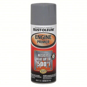 Rust-Oleum Engine Primer 249410 – Flat Gray, 12 oz Aerosol