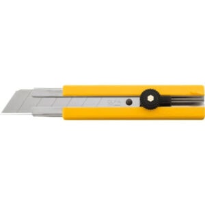 OLFA H-1 Classic 25mm Extra Heavy-Duty Utility Knife with Rubber Grip – Snap Blade Cutter
