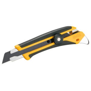 OLFA L-5 18mm Heavy-Duty Fiberglass Utility Knife with Multi-Pick – Ratchet Lock Snap Blade