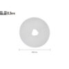 OLFA RB45-1 45mm Replacement Rotary Blade – Precision Cutting for Fabric, Vinyl, Leather & More