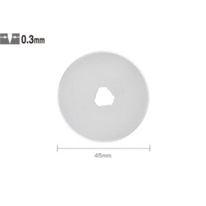 OLFA RB45-1 45mm Replacement Rotary Blade – Precision Cutting for Fabric, Vinyl, Leather & More