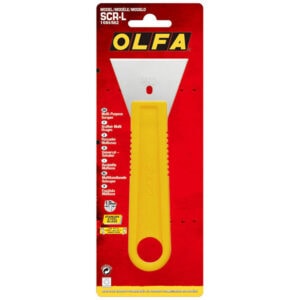 OLFA SCR-L 60mm Multi-Purpose Scraper – Stainless Steel Blade, Acetone Resistant