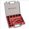 BOEHM Punch Set Ø2–30 mm with Ø330 mm Gasket Cutter – 19 Interchangeable Punches (Made in France)