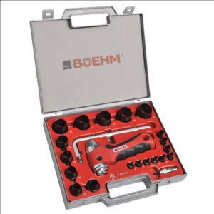 BOEHM Punch Set Ø2–30 mm with Ø330 mm Gasket Cutter – 19 Interchangeable Punches (Made in France)