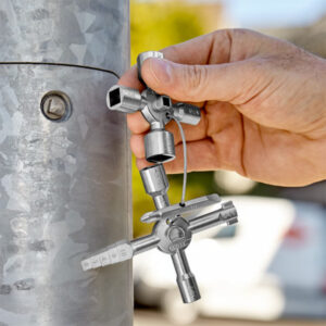 KNIPEX TwinKey – Multifunction Control Cabinet Key