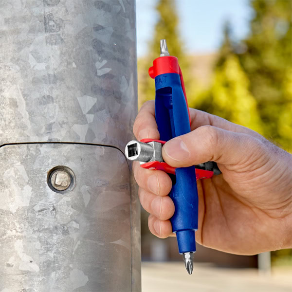 Knipex 00 11 07 Pen-Style Control Cabinet Key – Multi-Function Utility Key