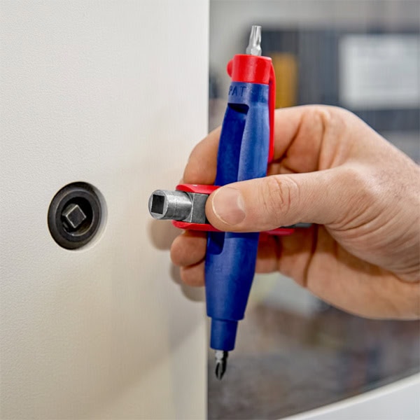 Knipex 00 11 07 Pen-Style Control Cabinet Key – Multi-Function Utility Key