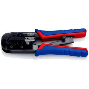 Knipex 97 51 10 Crimping Pliers for RJ11/12 & RJ45 Western Plugs – 190 mm