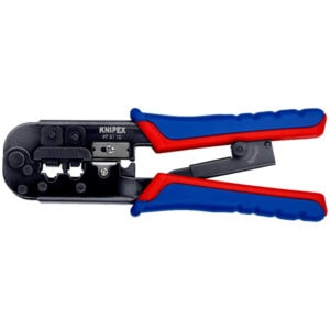 Knipex 97 51 10 Crimping Pliers for RJ11/12 & RJ45 Western Plugs – 190 mm