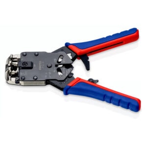 Knipex 97 51 12 Crimping Pliers for Western Plugs RJ10 / RJ11 / RJ12 / RJ45 – 200 mm