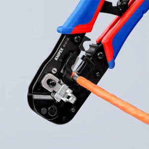 Knipex 97 51 13 Crimping Pliers for RJ45 (8P8C) Western Plugs – 190 mm