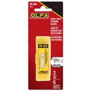 OLFA PB-800 Spare Blades (3-Pack) – Tungsten Steel Blades for Plastic & Laminate Cutter