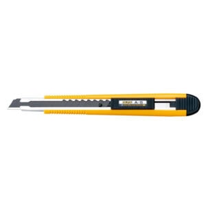 OLFA A-5 9mm Utility Knife – One Way Blade Locking System with ABB Excel Black Blade