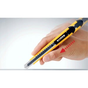 OLFA A-5 9mm Utility Knife – One Way Blade Locking System with ABB Excel Black Blade