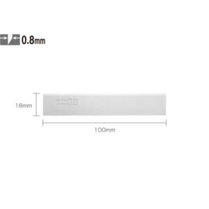 OLFA BS08-6B 100mm Heavy Duty Scraper Blades – High Carbon Steel