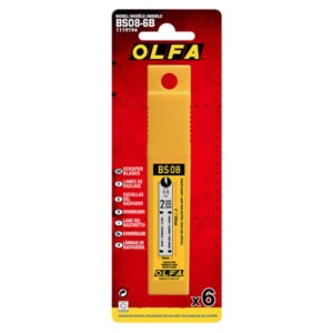OLFA BS08-6B 100mm Heavy Duty Scraper Blades – High Carbon Steel