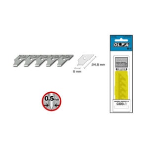 OLFA COB-1 Snap-Off Spare Blades (3-Pack) – Replacement Blades for CMP-1 Compass Circle Cutters