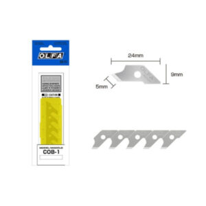 OLFA COB-1 Snap-Off Spare Blades (3-Pack) – Replacement Blades for CMP-1 Compass Circle Cutters