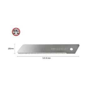 OLFA HSWB-1/1B Spare Pull Saw Blade – Tri-Point Carbon Steel Blade for NH-1 & XH Series