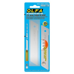 OLFA HSWB-1/1B Spare Pull Saw Blade – Tri-Point Carbon Steel Blade for NH-1 & XH Series
