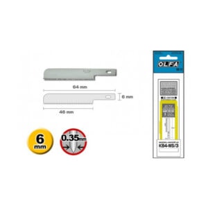 OLFA KB4 WS/3 Wide Spare Saw Blades (3-Pack) – Precision Cutting Blades for Wood & Plastic