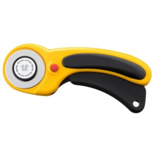 OLFA 45mm RTY-2/DX Ergonomic Rotary Cutter | Self-Retracting Safety Cutter