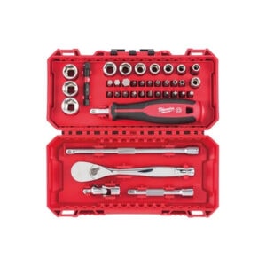 Milwaukee 38-Piece 1/4" Ratchet, Driver & Socket Set – Metric
