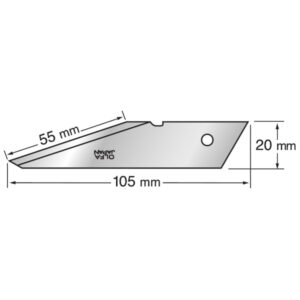 OLFA CKB-2 Replacement Blades – Stainless Steel Kiridashi Style Blades for CK-2 (2 Pack)