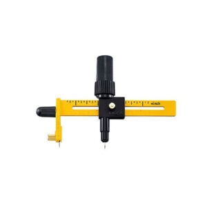 OLFA CMP-1/DX Deluxe Compass Cutter – Precision Circle Cutter with 10 Spare Blades