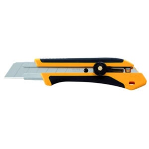 OLFA XH-1 25mm Extra Heavy-Duty Cutter – X-Design Ratchet Lock Snap Knife with X-Grip