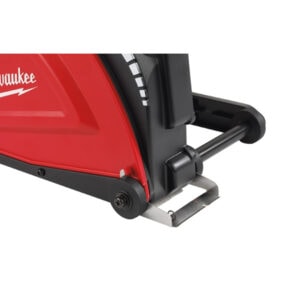 Power tool from Milwaukee, red and black, heavy-duty construction, ideal for professional use.
