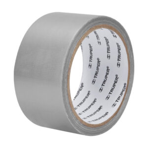 Truper silver duct tape roll for construction and repair projects.