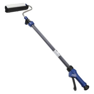 Heavy-duty paint roller with extendable handle for wall and ceiling painting - SAKR Building Materia.