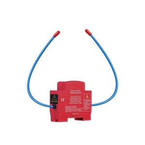 Fire Alarm Device with Blue Wires, SAKR Building Materials.