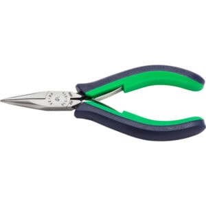 Insulated needle nose pliers from SAKR Building Materials, ideal for electrical work and precision t.