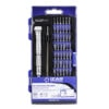 Precision screwdriver bit set by SAKR Building Materials, ideal for electronics and detailed repairs.