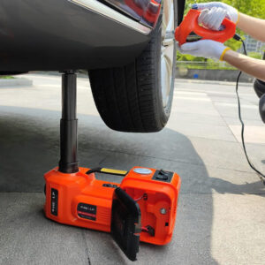 Portable car lift and jack from SAKR Building Materials for vehicle maintenance.