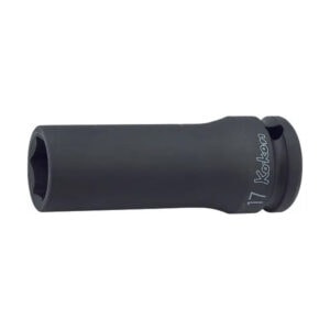 Koken 17mm socket for power tools, durable and high-quality construction.